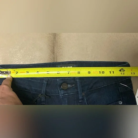 Paige Manhattan Mid Rise Slim Boot Stretch Denim Jeans NEW Size 25 (Msrp $249) - Picture 13 of 13